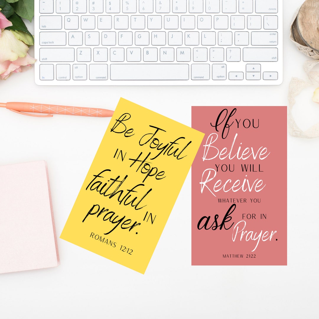 Bible Verse Printables Bible Verse Flashcards Scripture Cards Memory ...