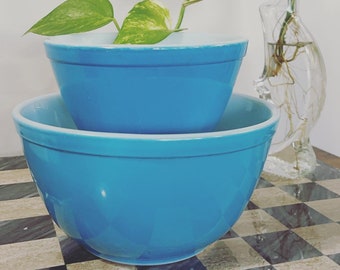 パイレックス ロビンズエッグ ブルーボウル No 303 ミッドセンチュリー