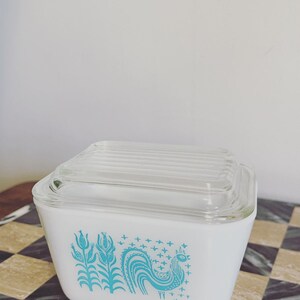 Vintage Pyrex Amish Butterprint Pattern Refrigerator Dish With Lid #501 ...