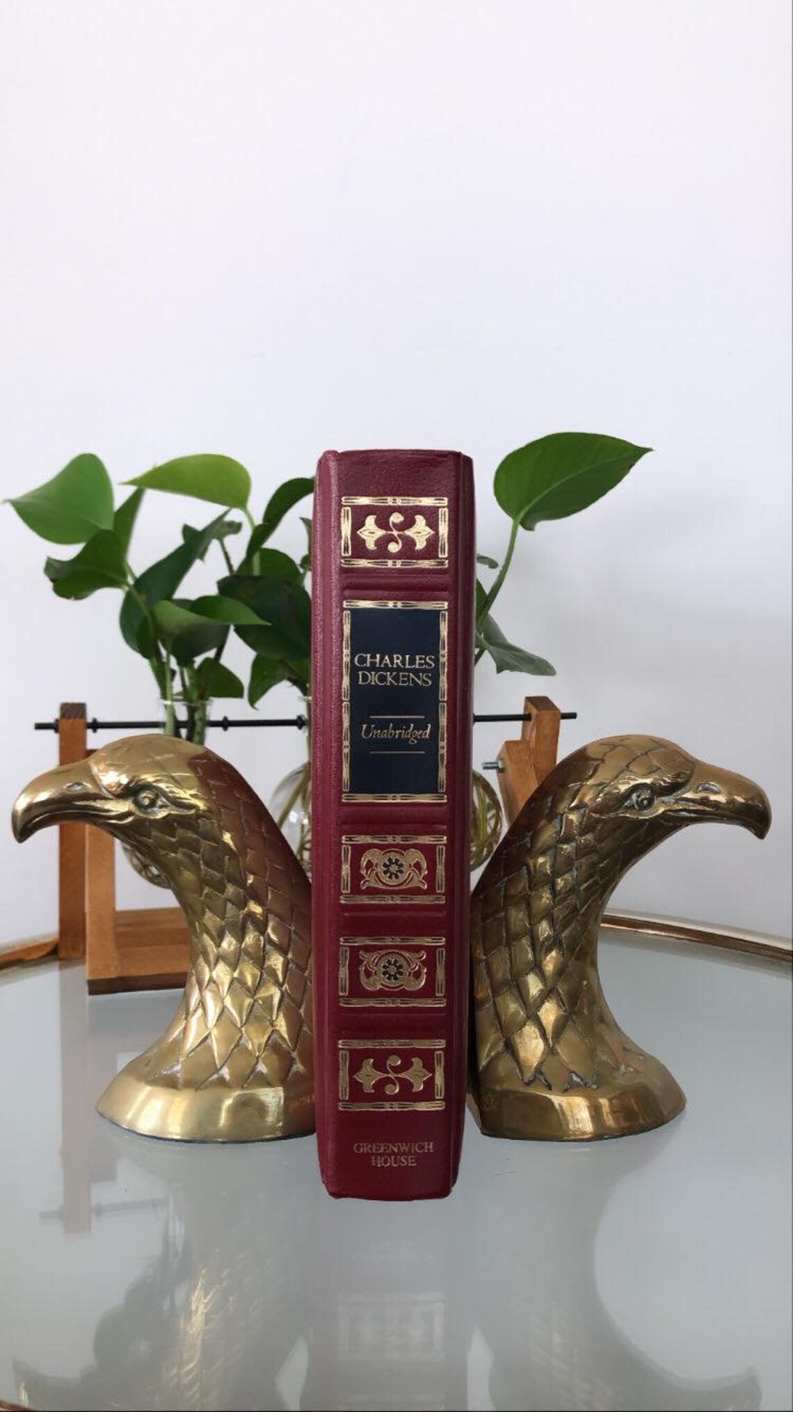 brass eagle bookends brass eagle bookends