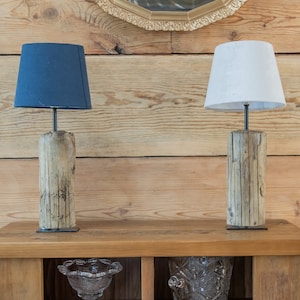 Driftwood bedside lamps image 1