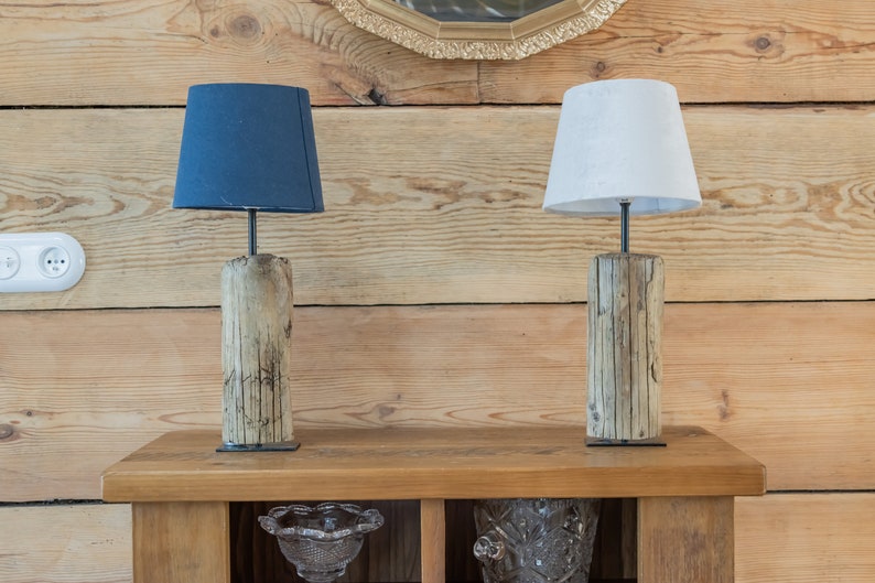 Driftwood bedside lamps image 1