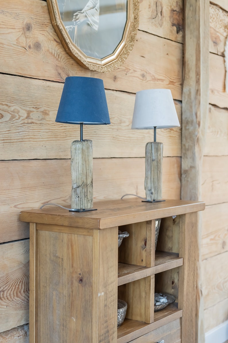 Driftwood bedside lamps image 9