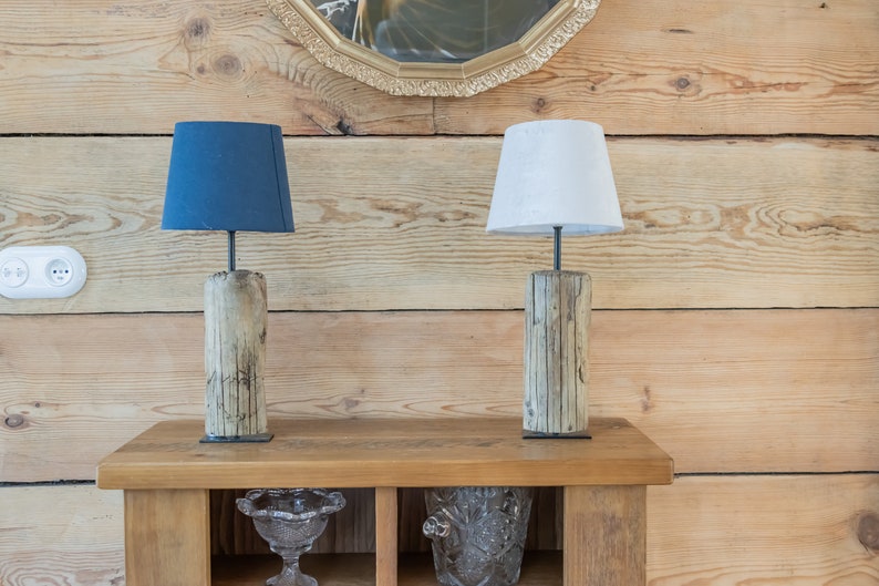 Driftwood bedside lamps image 10