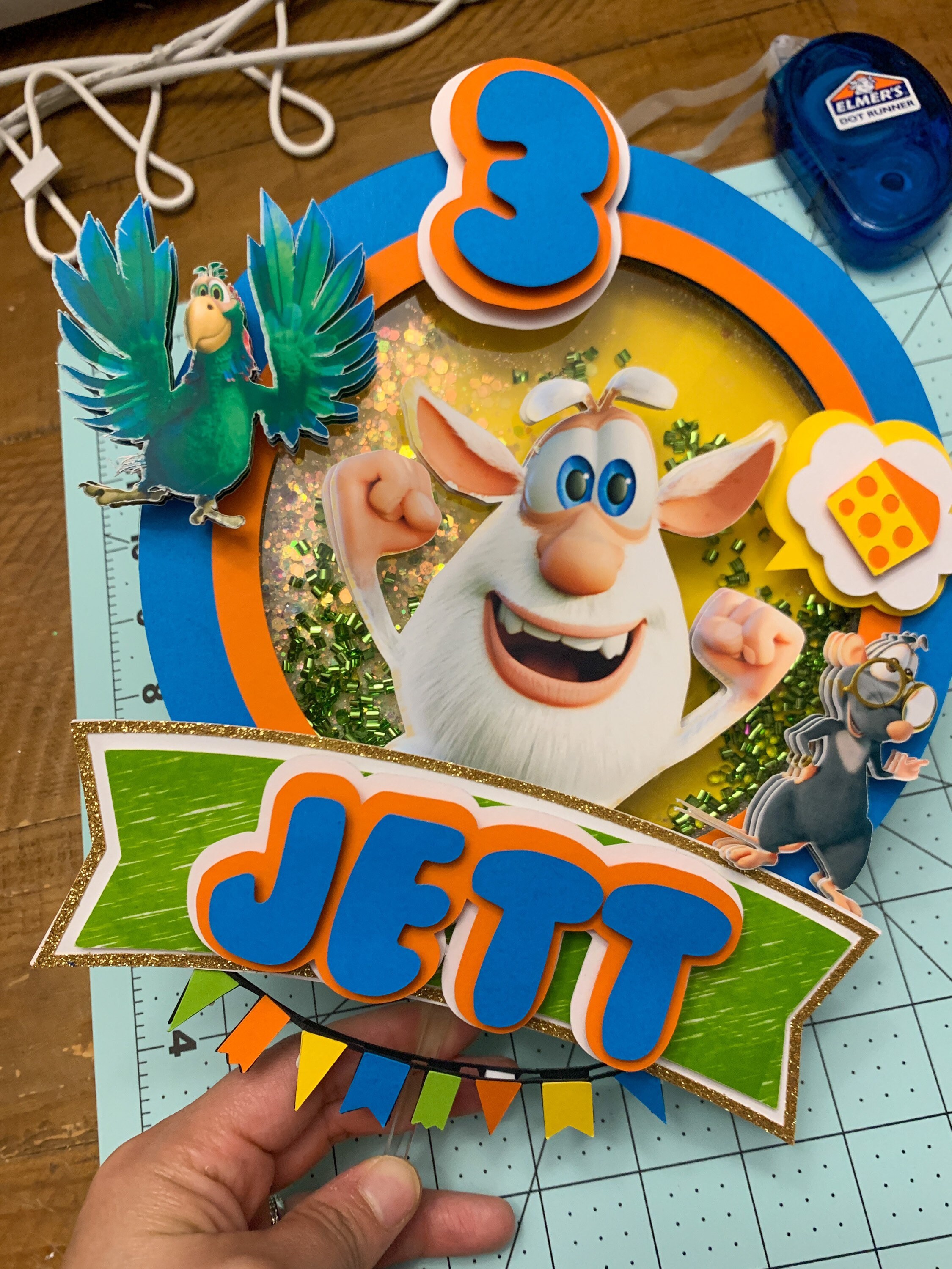 Booba Birthday Booba Party Booba Cake topper party decor | Etsy