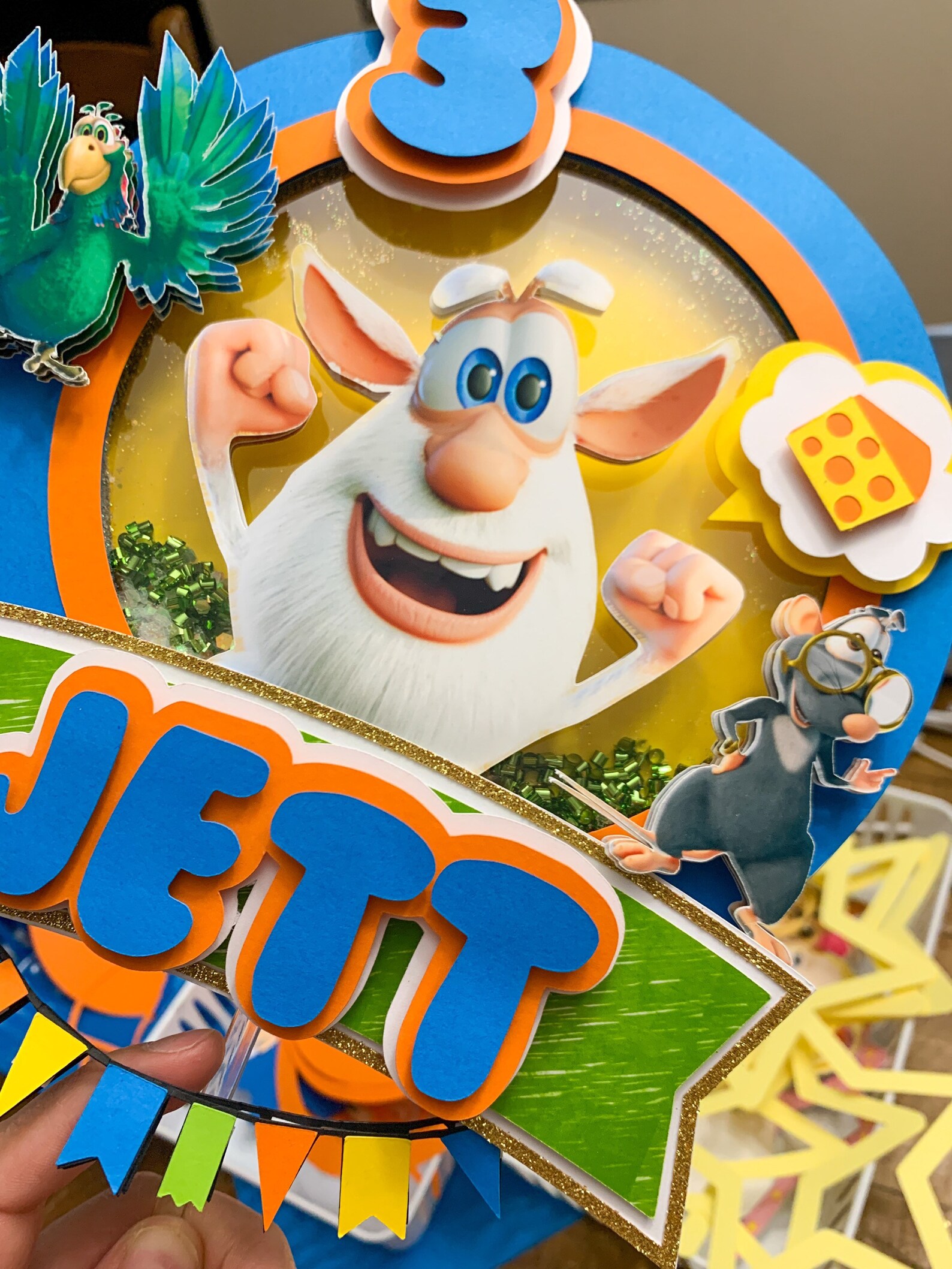 Booba Birthday Booba Party Booba Cake Topper Party Decor - Etsy