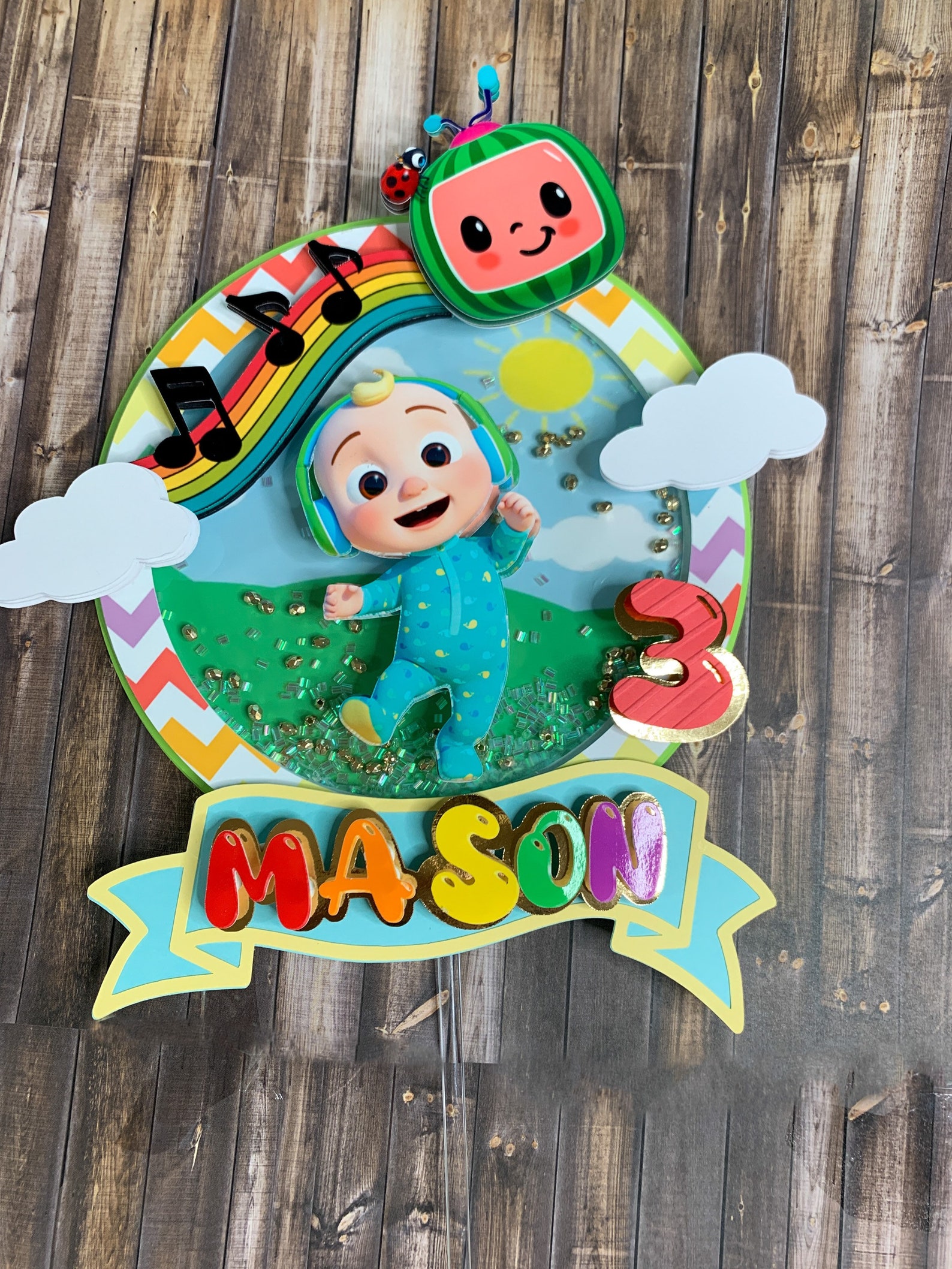 Party Birthday Cake Topper Etsy Canada