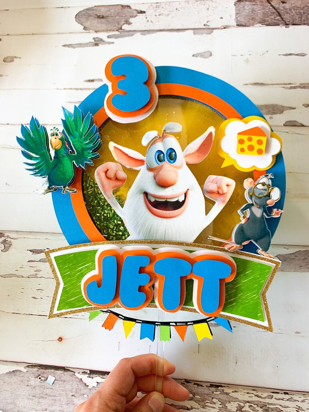 Booba Birthday, Booba Party, Booba, Cake Topper, Party Decor, Party