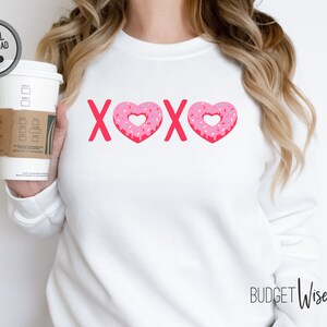 XOXO Donuts Valentine SVG PNG, Donut Valentine Svg, Hallo Valentine Svg, Valentijnsdag Svg, Hart Donut Valentine Svg