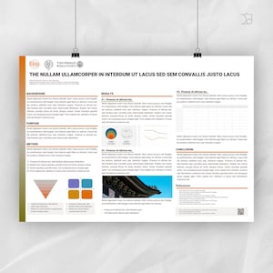 Research Poster Template A0 Landscape Scientific Conference Academic ...