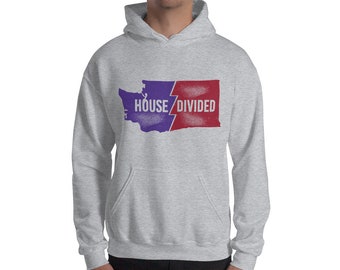 House Divided Unisex Hoodie | Washington Hooded Sweatshirt