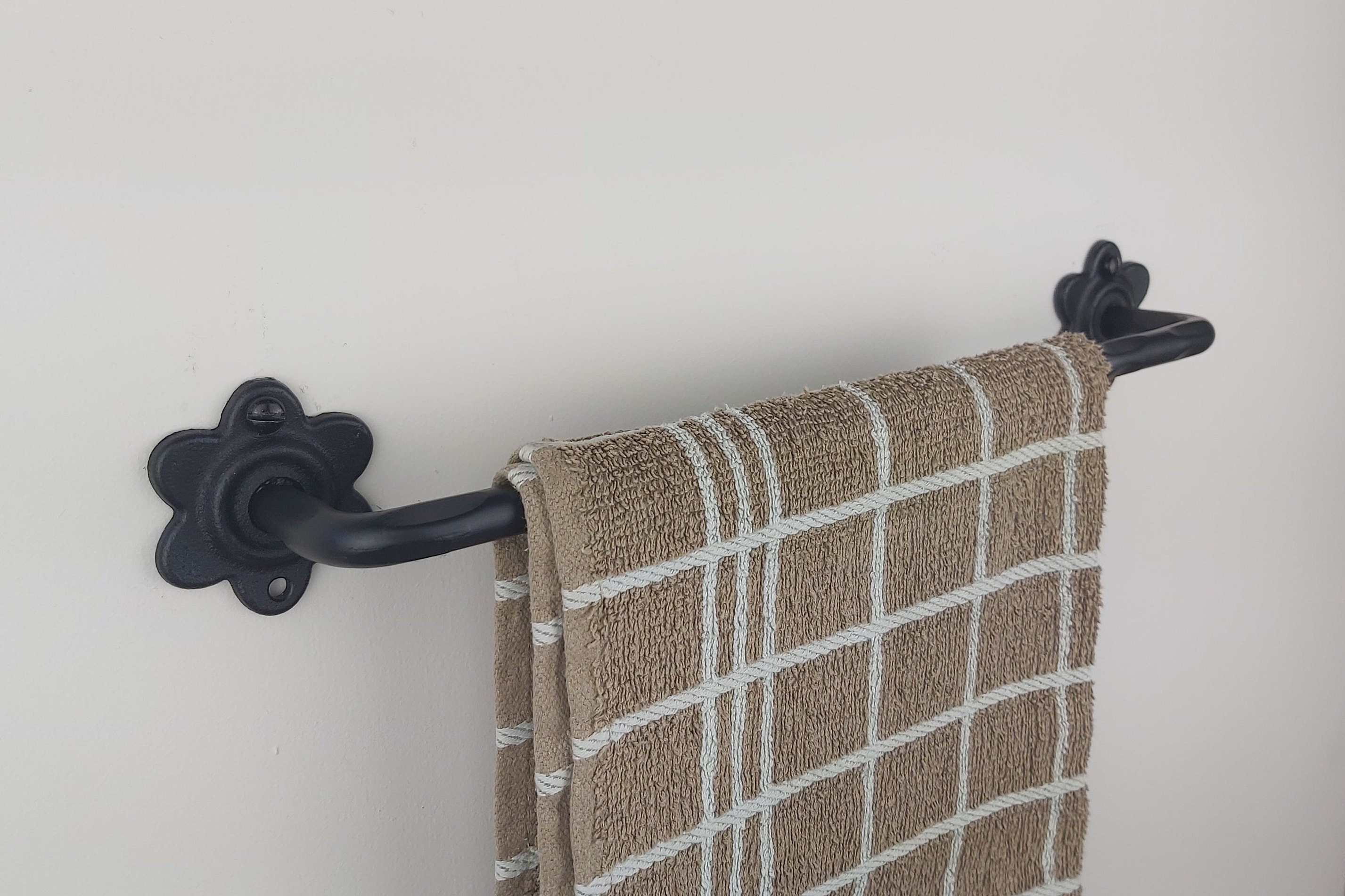 Towel rail kitchen towel holder Bathroom towel rail Etsy