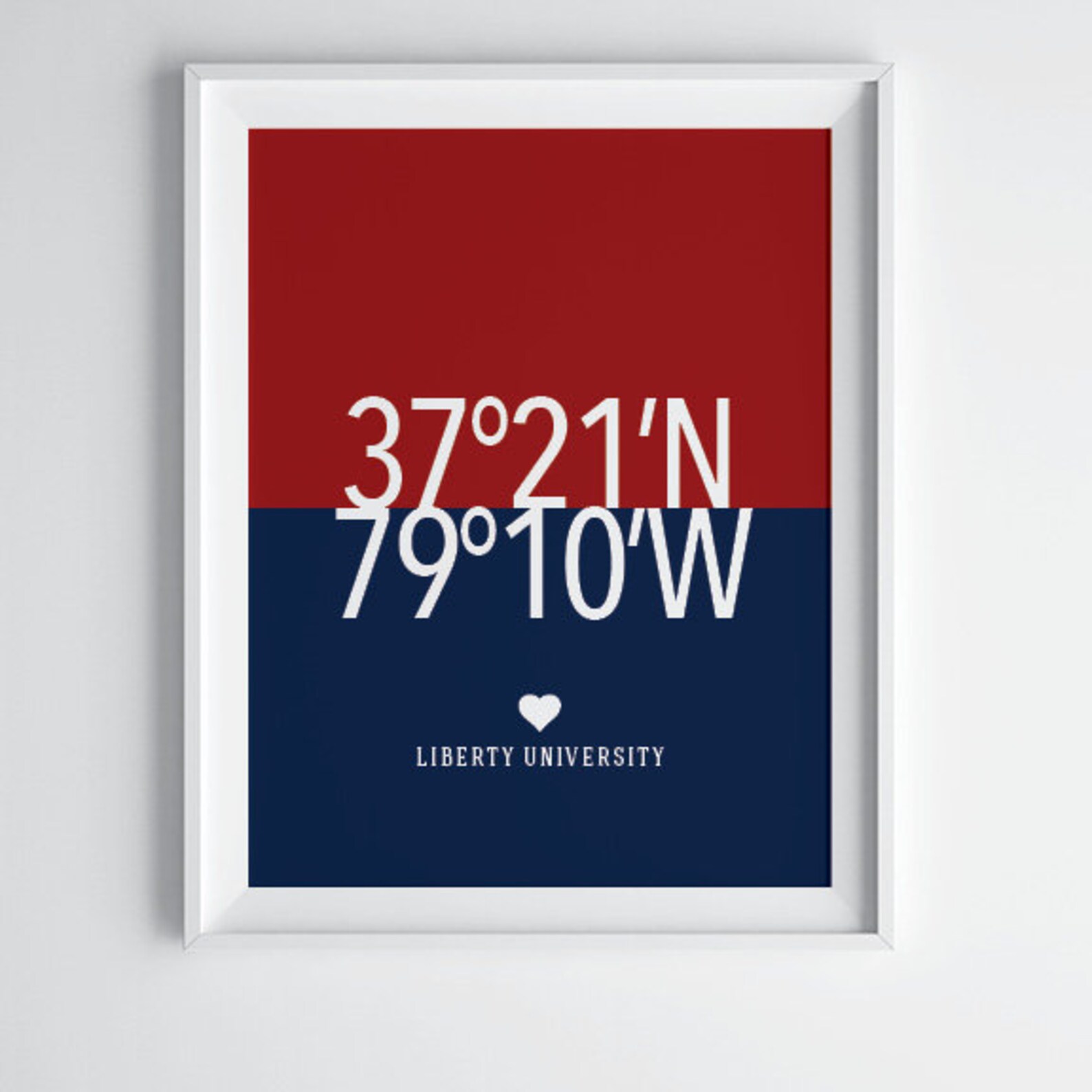 Liberty University Wall Art dorm room wall art Liberty Etsy