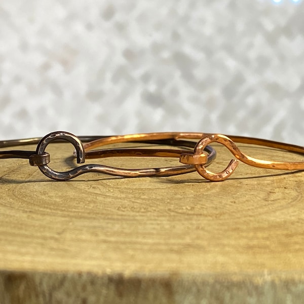 Brazalete de cobre, pulsera de cobre, manguito de cobre, pulsera de cobre 100%