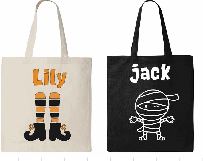 Halloween Bags, Trick or Treat Bags, Personalized Halloween Bag, Personalized Trick or Treat, Halloween bags for kids, Halloween candy bags