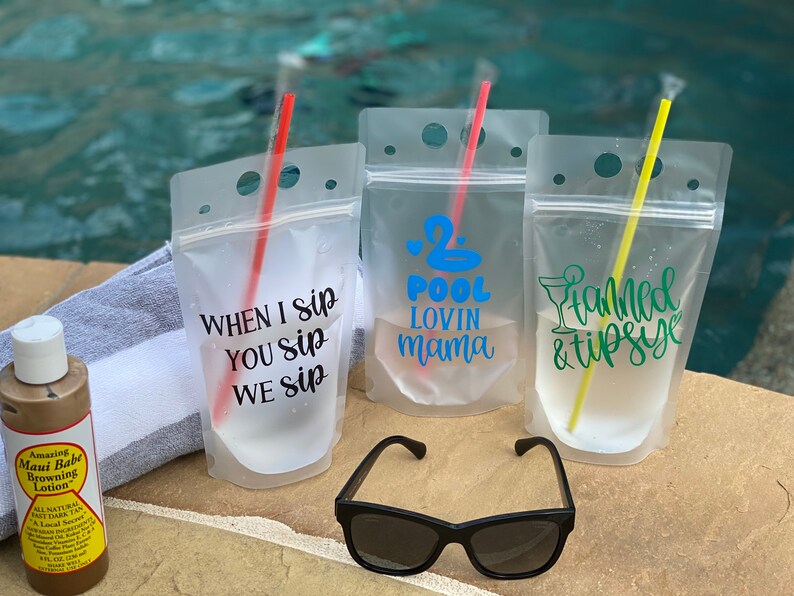 Drink Pouches Juice Pouches Alcohol Drink Pouches Etsy