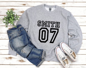 Family Sweatshirt, Family Sweatshirts, Family T-shirts, Couple T-shirts, family shirts, Any Name, Any Number, Custom Name, Custom Number