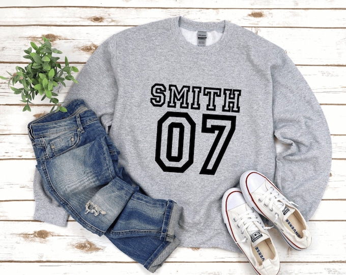 Family Sweatshirt, Family Sweatshirts, Family T-shirts, Couple T-shirts, family shirts, Any Name, Any Number, Custom Name, Custom Number