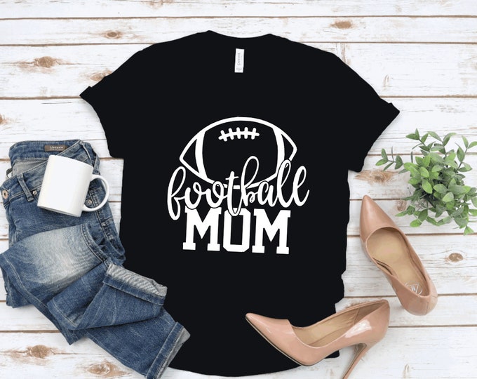 Football Mom tshirt, Football Love Tshirt, Football Parent Shirt, Football Shirt, Custom Football Shirt
