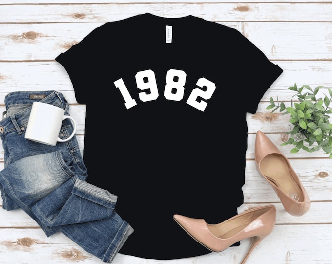 40th birthday shirt, Birth Year shirt, 1982 shirt, Birthday gift