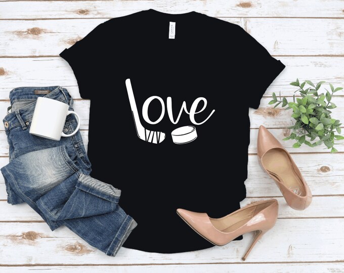 Hockey Mom tshirt, Hockey Love Tshirt, Hockey Parent Shirt, Hockey Shirt, Custom Hockey Shirt