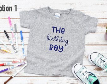 Birthday Boy Shirt, First Birthday, Birthday Shirt, Second birthday, Boy birthday, 1st birthday, 2nd birthday, Toddler birthday