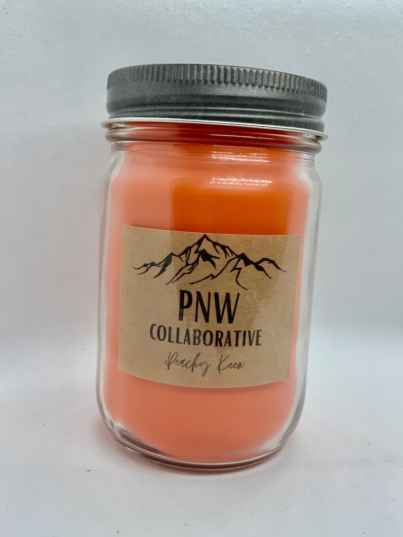 Soy Wax Candle Peachy Keen Ginger Peach