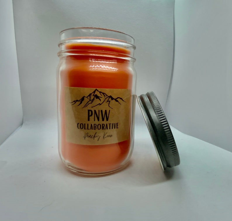 Soy Wax Candle Peachy Keen Ginger Peach