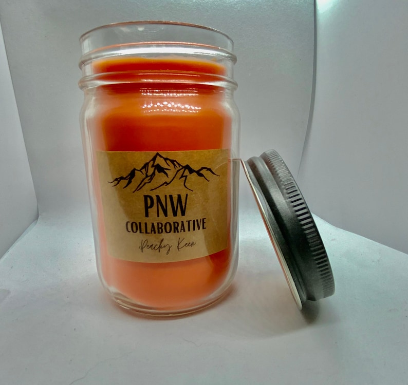 Soy Wax Candle Peachy Keen Ginger Peach