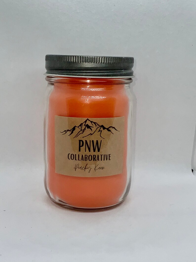Soy Wax Candle Peachy Keen Ginger Peach