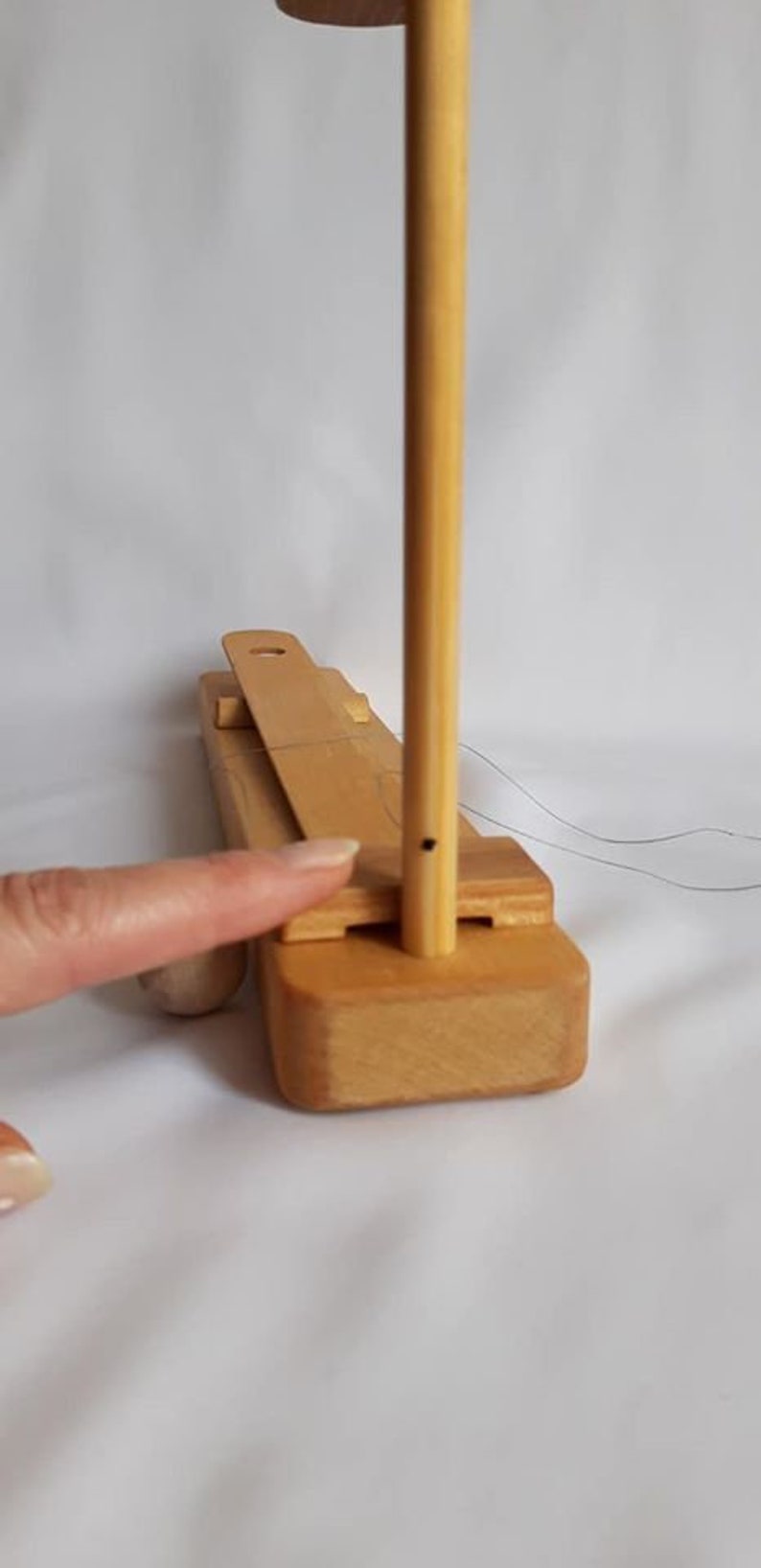 Desktop Mini Table Basketball Finger Toy House Natural Wood