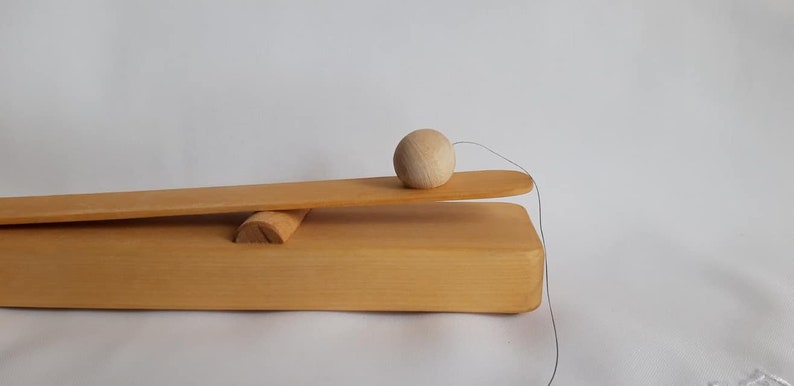 Desktop Mini Table Basketball Finger Toy House Natural Wood