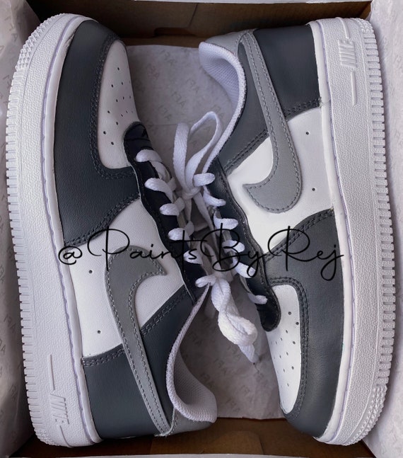 Nike Air Force 1 X Grey Stone Colour block design Air Jordan | Etsy Canada