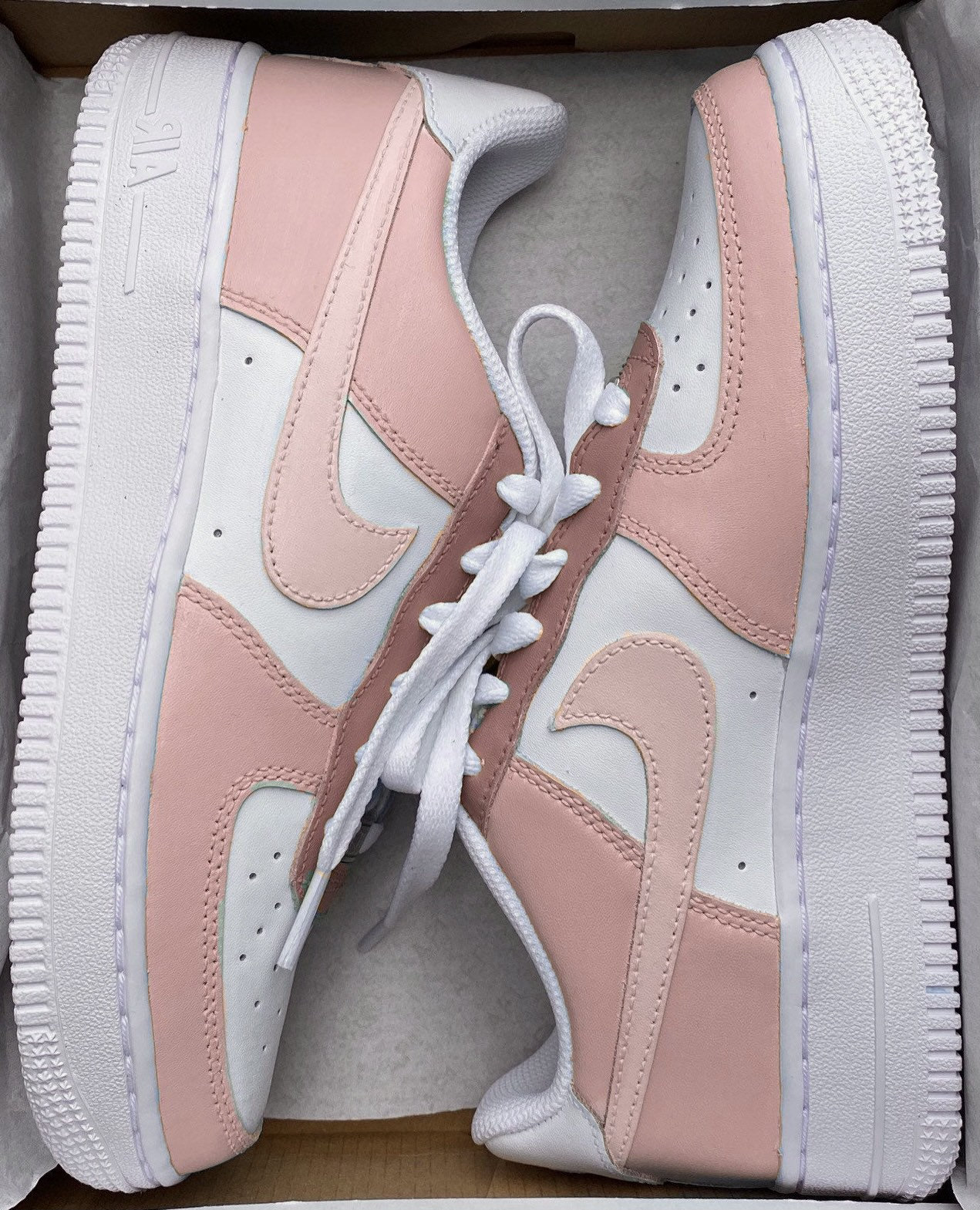 Nike Air Force 1 Rose Pink Mixed Colour Design air -
