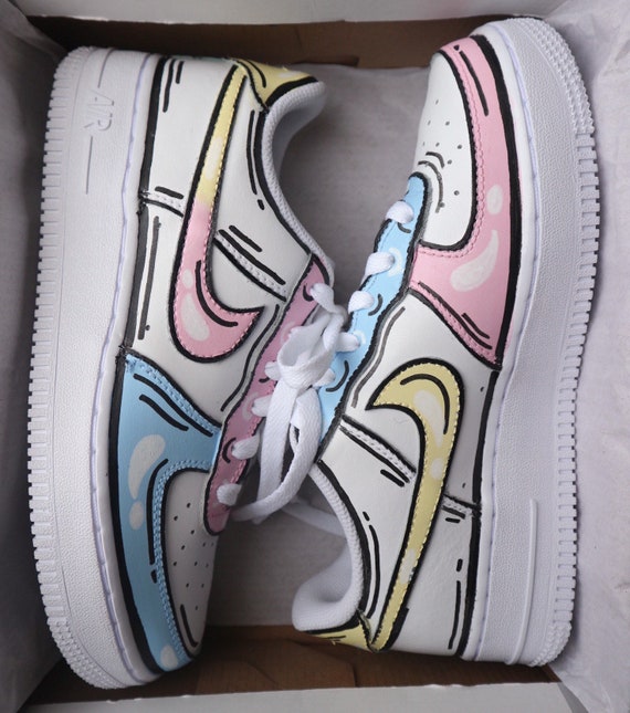 nike air force pastel