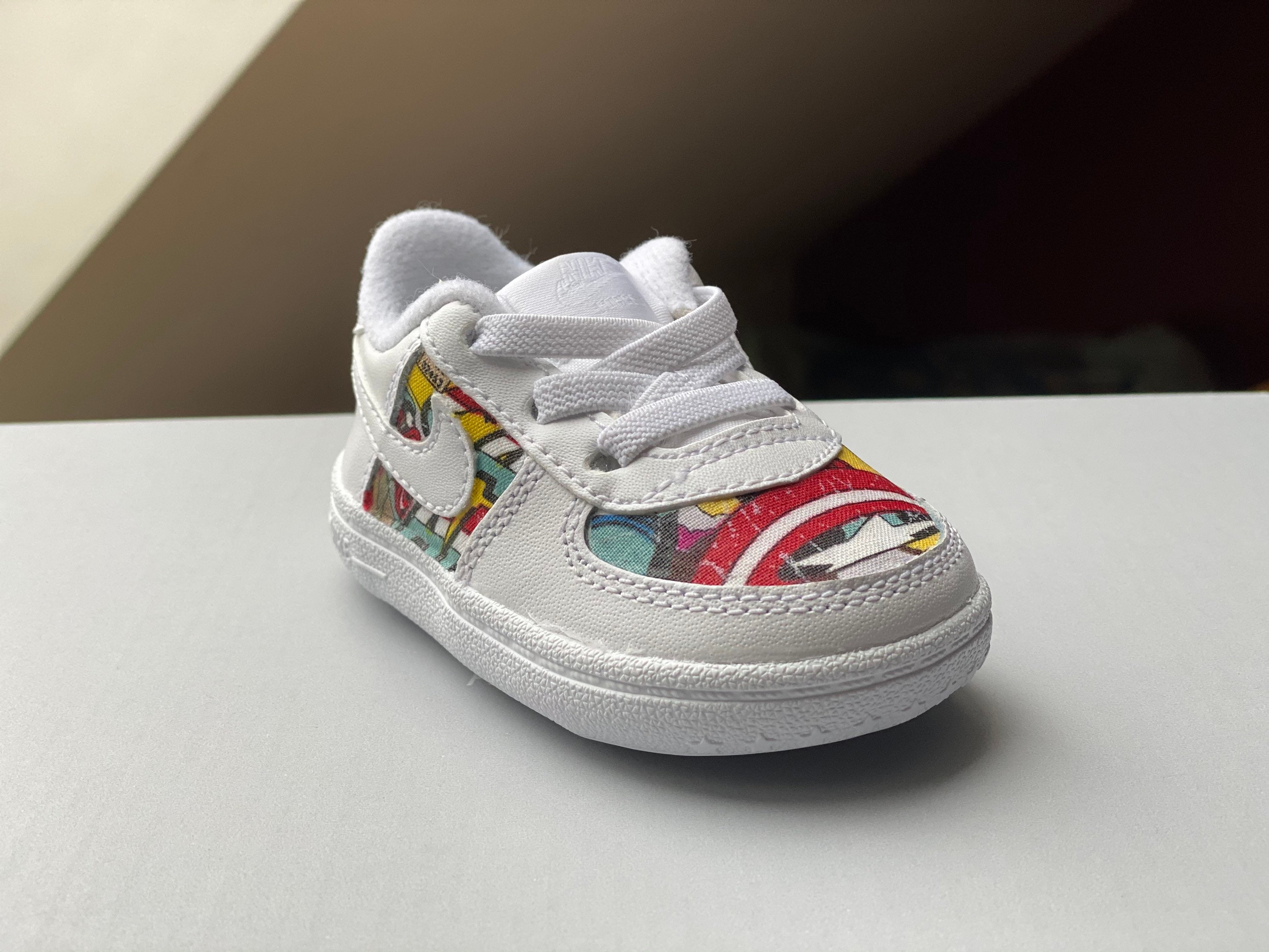 Nike Air Force 1 X Marvel Captain America Iron Man Thor | Etsy