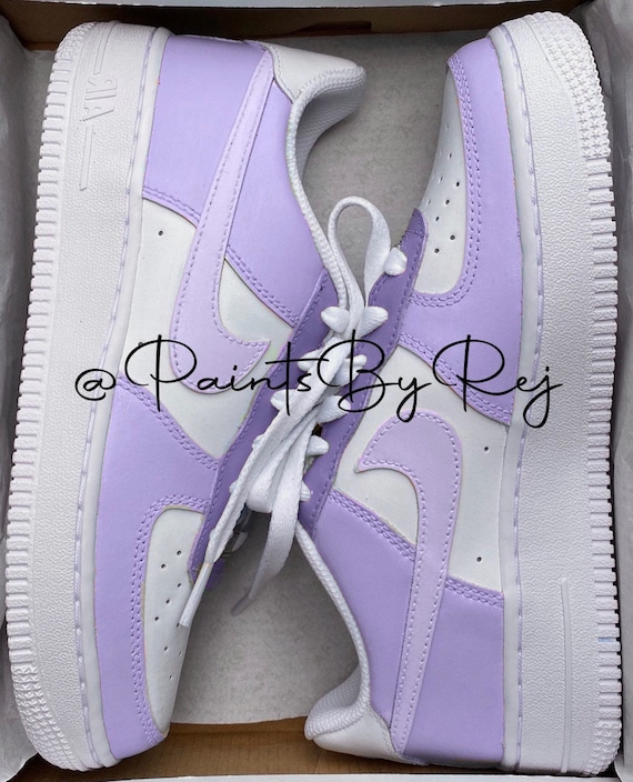 Nike Air Force X Purple Colour block design- (Air Jordan 1), Custom  Personalise to your own colours