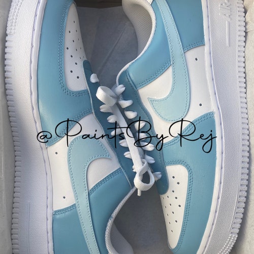 air force 1 blue tick