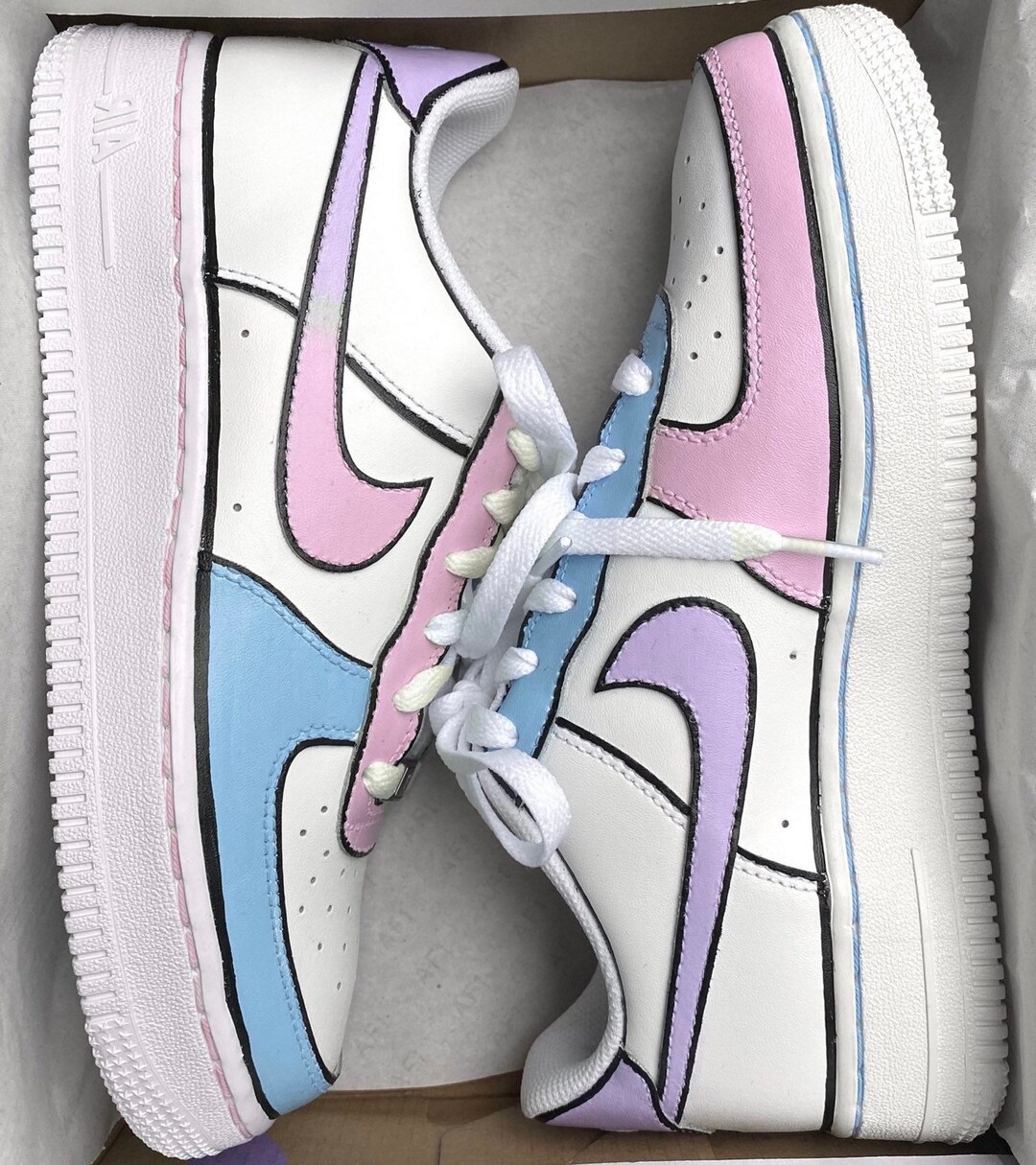 Mix Nike Airforce 1 Shadow Pastel Ghost at Rs 2200/pair in Delhi | ID:  24360581988