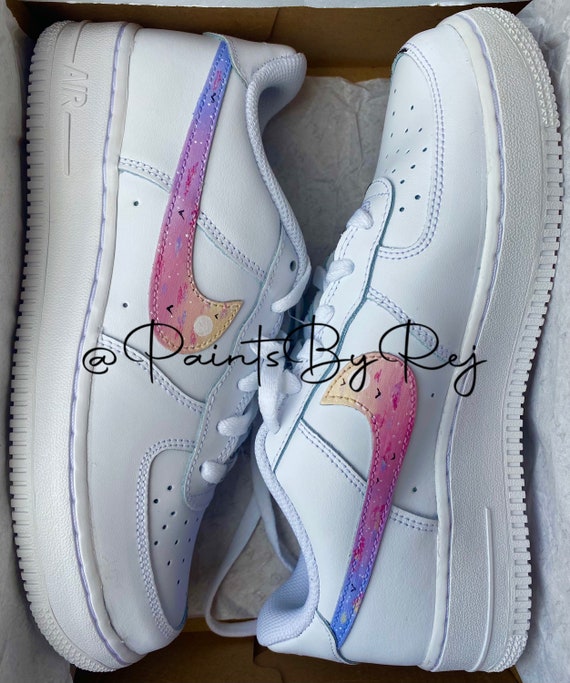 Egomanía noche asqueroso Zapatillas Nike Air Force 1 x Night Sky personalizadas - Etsy España