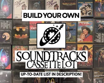 80s 90s Movie & TV Soundtrack Cassette Tapes - Build Your Own Lot