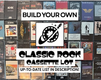 Classic Rock & Pop Cassette Tapes - Build Your Own Lot