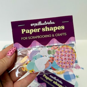 Craft paper shapes pack