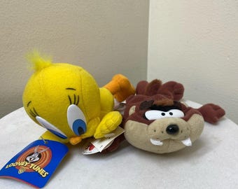Vintage Looney Tunes Small Bean Plush Toys 1997