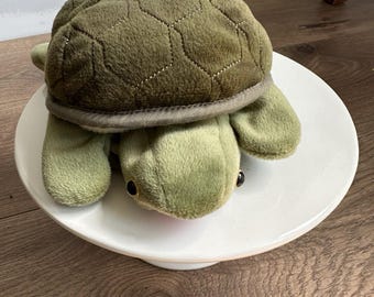 Tartaruga Baby di Folkmanis, burattino a mano in peluche con braccia e testa mobili, Folktails, 20 cm