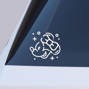 Disney Minnie Head Decal, Minnie Mouse Decal, Disney Decal, Car Decal, Laptop Decal, Minnie Head