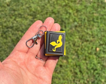 Llavero Fidget Clicker con forma de dragón, amuleto literario