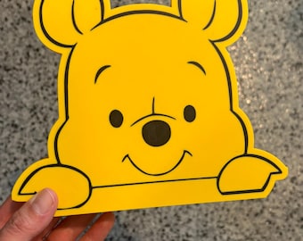 Pooh Pencil Holder, Pooh Bear, Pen holder, office accessory, desk organizer, work, cute work organizer