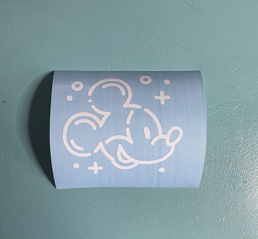 Disney Mickey Head Decal, Mickey Decal, Disney Decal, Car Decal, Laptop