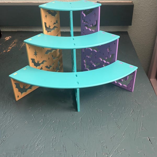 Soporte de exhibición modular de esquina